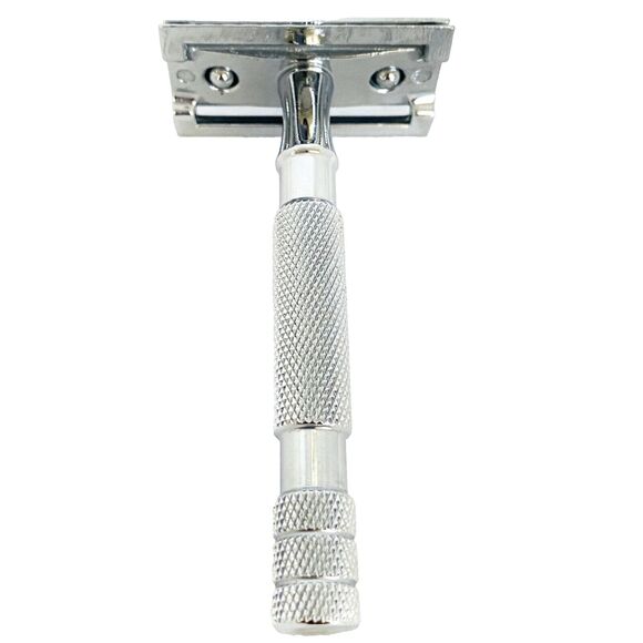 Double Edge Easy Grip Handle Closed Comb with Safety Metal Bar Razor - Picture 2 of 5